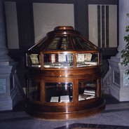 Exhibition at the Biblioteca Nazionale - Display cabinet.