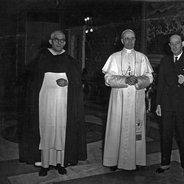 Pius XI with Aldo Olschki