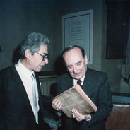 Alessandro Olschki with Eugenio Garin